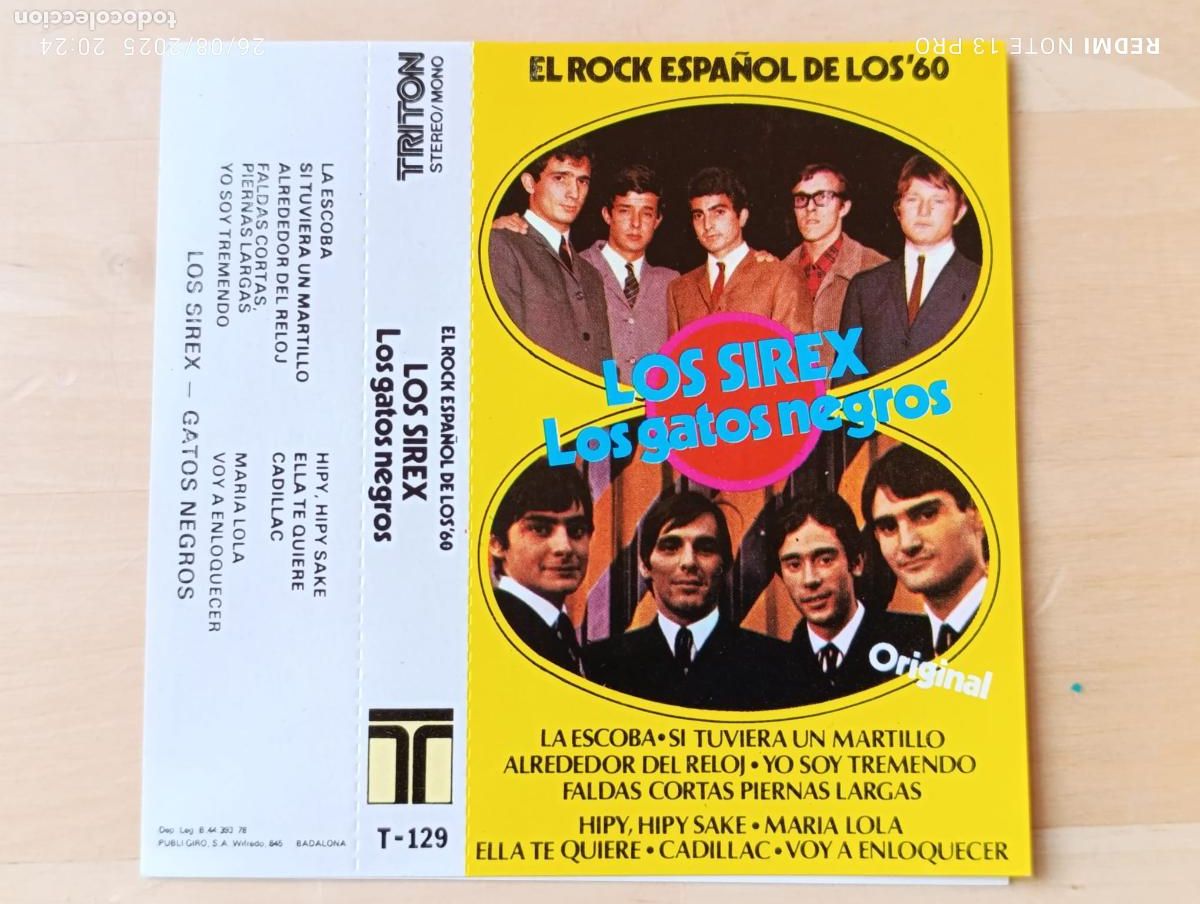 Casetes antiguos: PORTADA CARATULAS DE CASETE A&Ntilde;OS 70-80s CASSETTE.