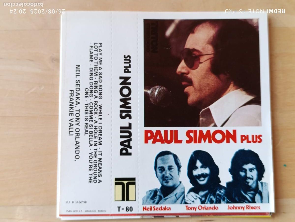 Casetes antiguos: PORTADA CARATULAS DE CASETE A&Ntilde;OS 70-80s CASSETTE.