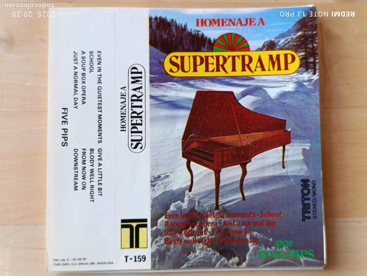 Casetes antiguos: PORTADA CARATULAS DE CASETE A&Ntilde;OS 70-80s CASSETTE.