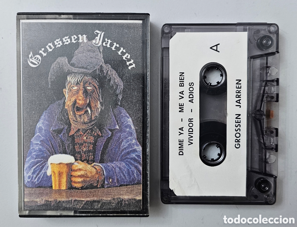 Casetes antiguos: CASSETTE MAQUETA GROSSEN JARREN (Espa&ntilde;a - Privado - 1994) Rock Urbano Metal Vasco Donostia MEGARARO