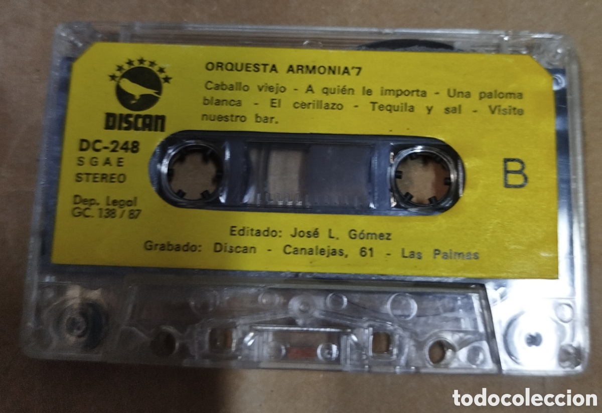 Casetes antiguos: Orquesta Armon&iacute;a 7.Discan. SOLO CASSETTE