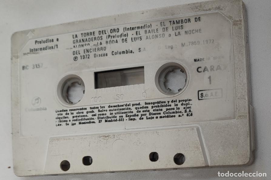 Casetes antiguos: PRELUDIOS E INTERMEDIOS, ARGENTA, CINTA DE CASETE, CASSETTE - Foto 2