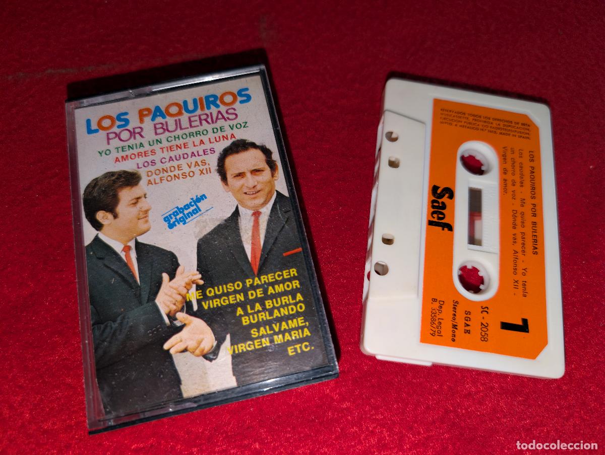 Casetes antiguos: LOS PAQUIROS Por bulerias K7 CASSETTE 1979 Saef