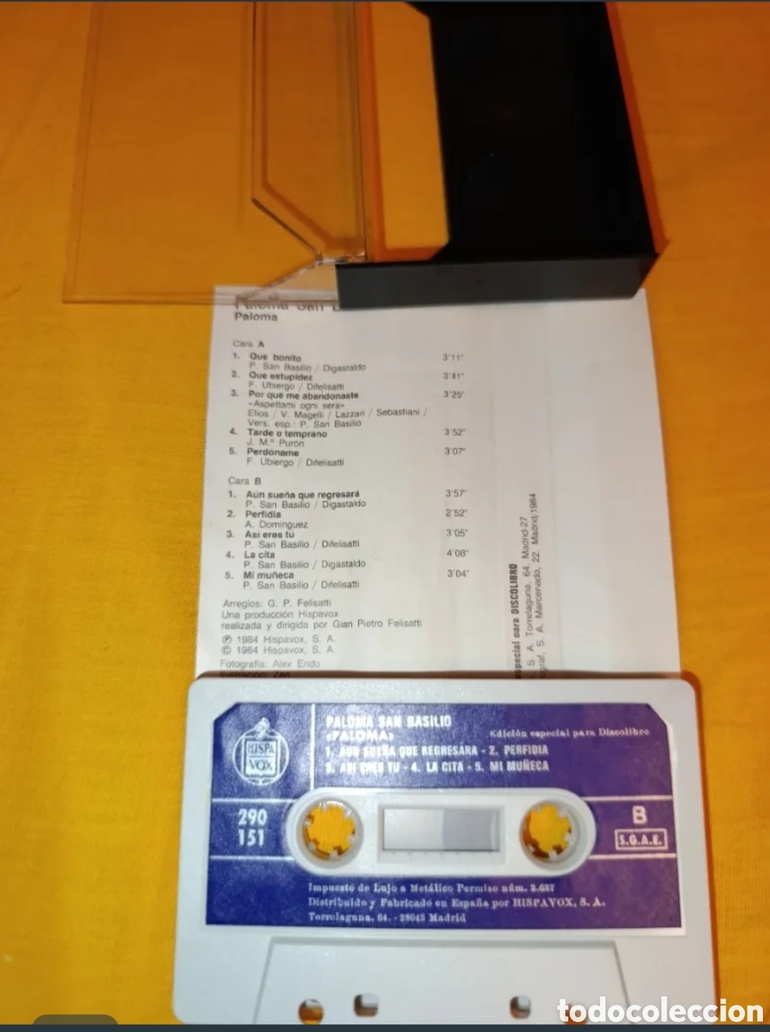 Casetes antiguos: Paloma San Basilio &rdquo;Paloma&rdquo; - Foto 3