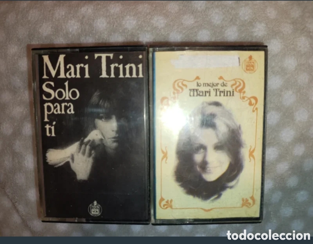 Casetes antiguos: Mari Trini &rdquo;Solo Para Ti / Lo Mejor&rdquo;