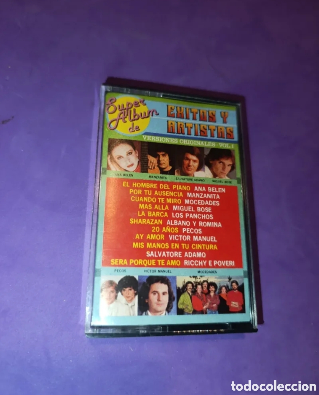 Casetes antiguos: Super &Aacute;lbum de &Eacute;xitos y Artistas Vol.1