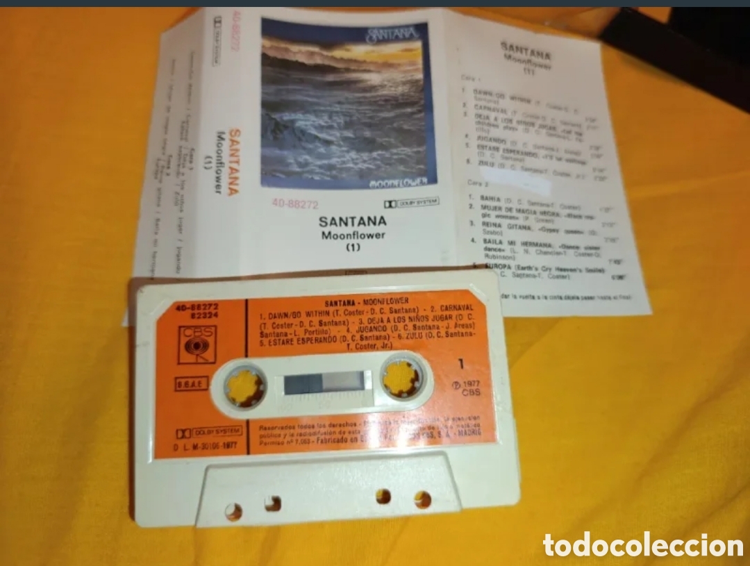Casetes antiguos: Santana &rdquo;Moonflower 1&rdquo; - Foto 2