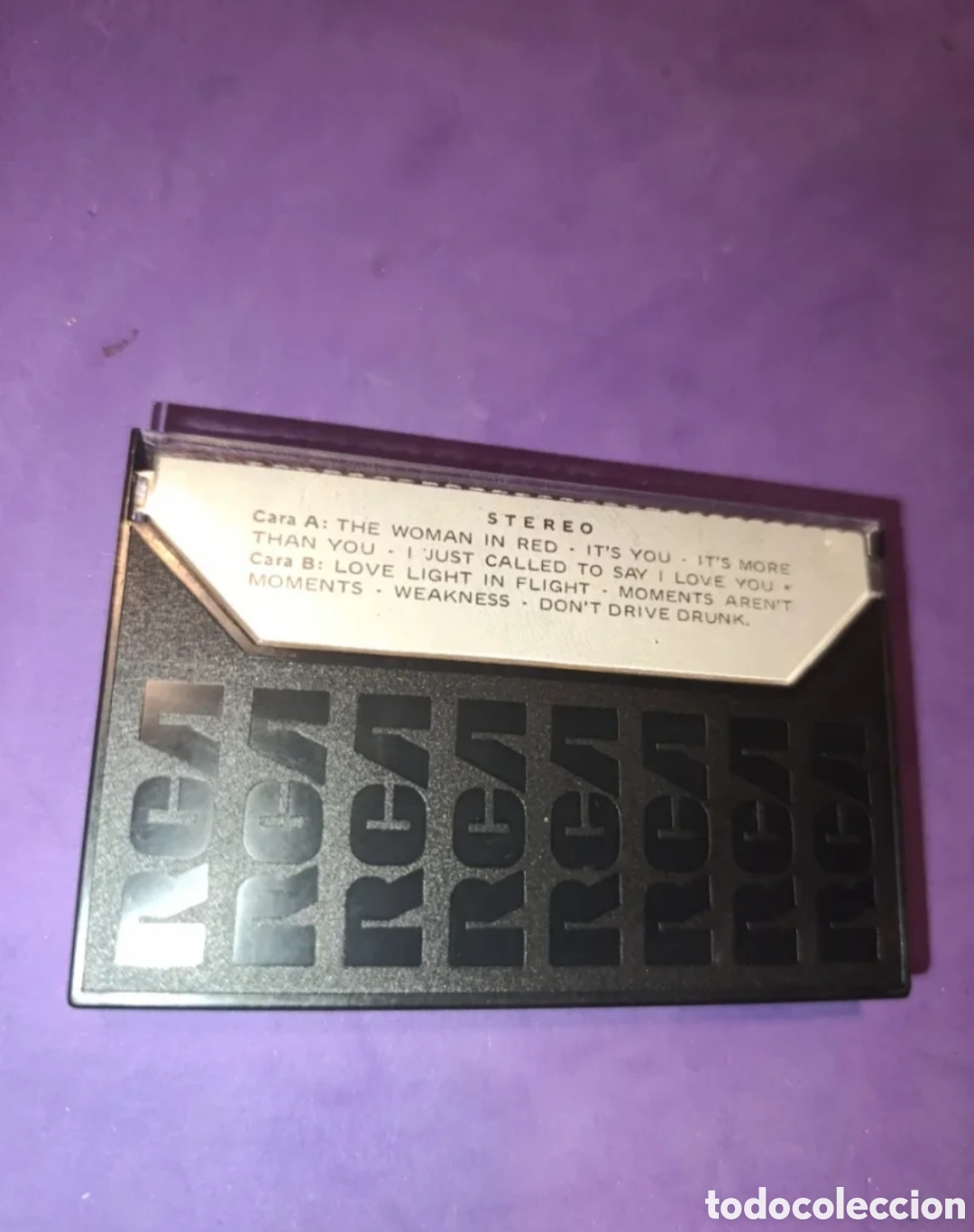 Casetes antiguos: Steve Wonder &rdquo;La Mujer de Rojo&rdquo; B.S.O. - Foto 2