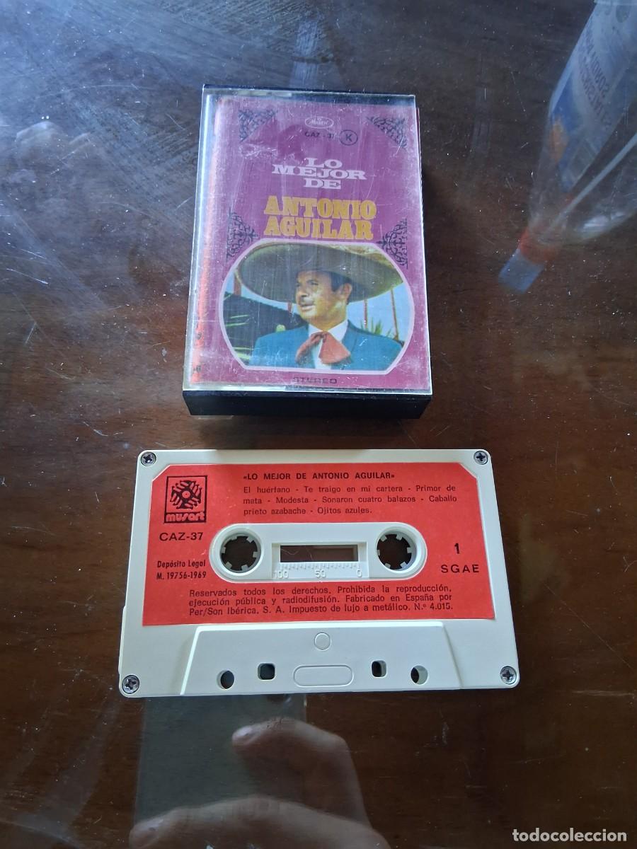 Casetes antiguos: Casete cinta de m&uacute;sica Cassette Lo mejor de Antonio Aguilar