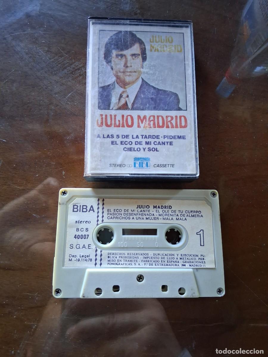 Casetes antiguos: Casete cinta de m&uacute;sica Cassette Julio Madrid