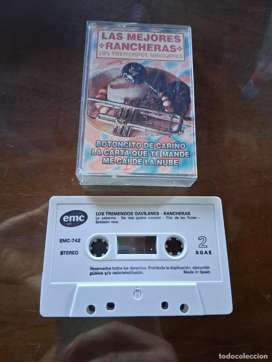 Casetes antiguos: Casete cinta m&uacute;sica Cassette Las mejores rancheras Los tremendos gavilanes