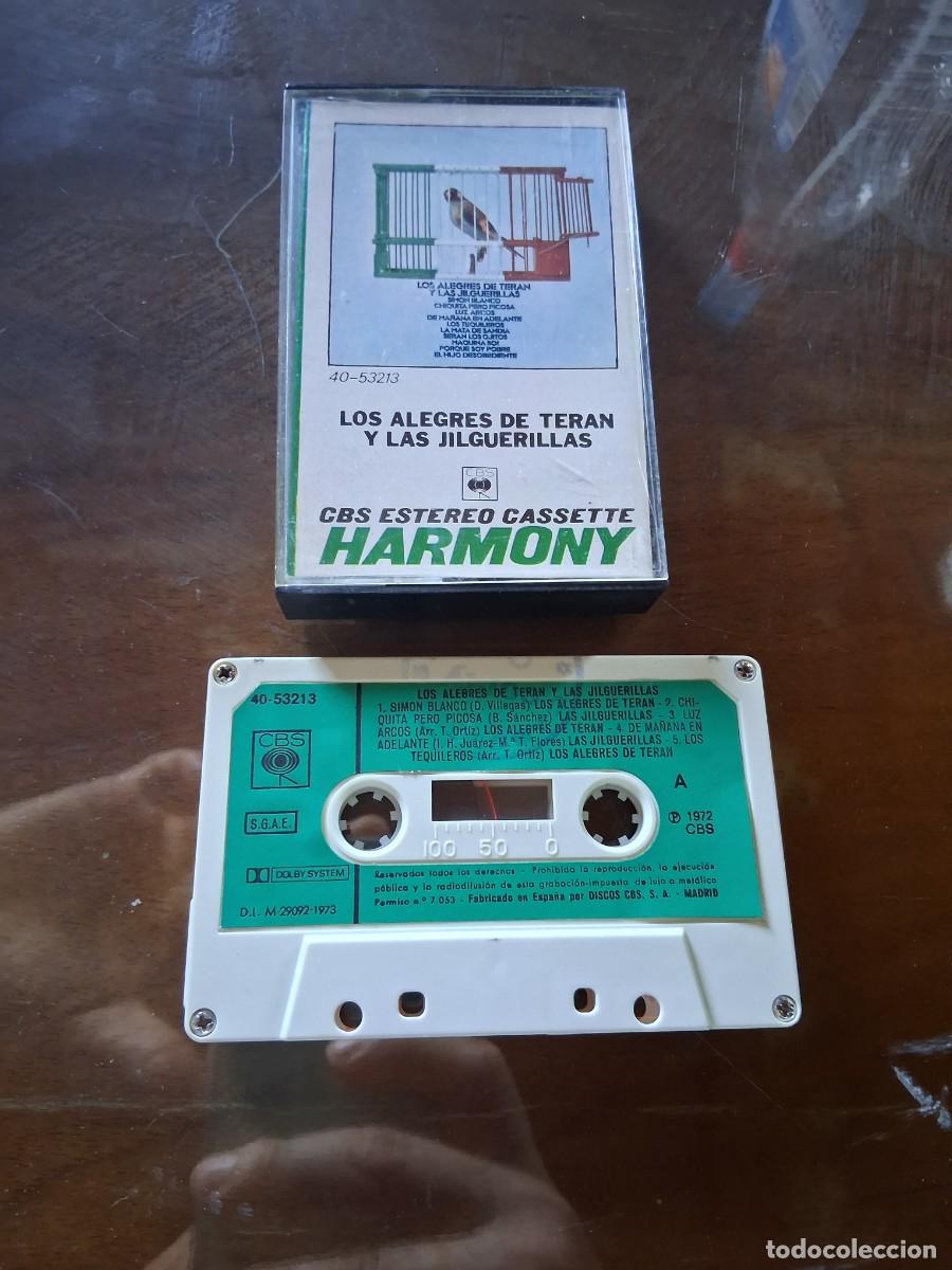 Casetes antiguos: Casete cinta m&uacute;sica Cassette Los alegres de teran y las jilguerillas
