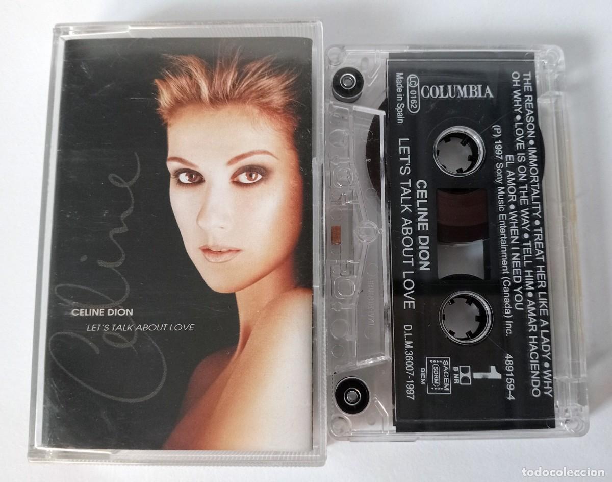 Cassetes antigas: CASSETTE CELINE DION - LET&acute;S TALK ABOUT LOVE