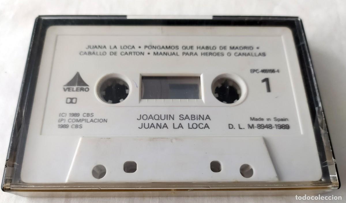 Casetes antiguos: CASSETTE JOAQUIN SABINA - JUANA LA LOCA