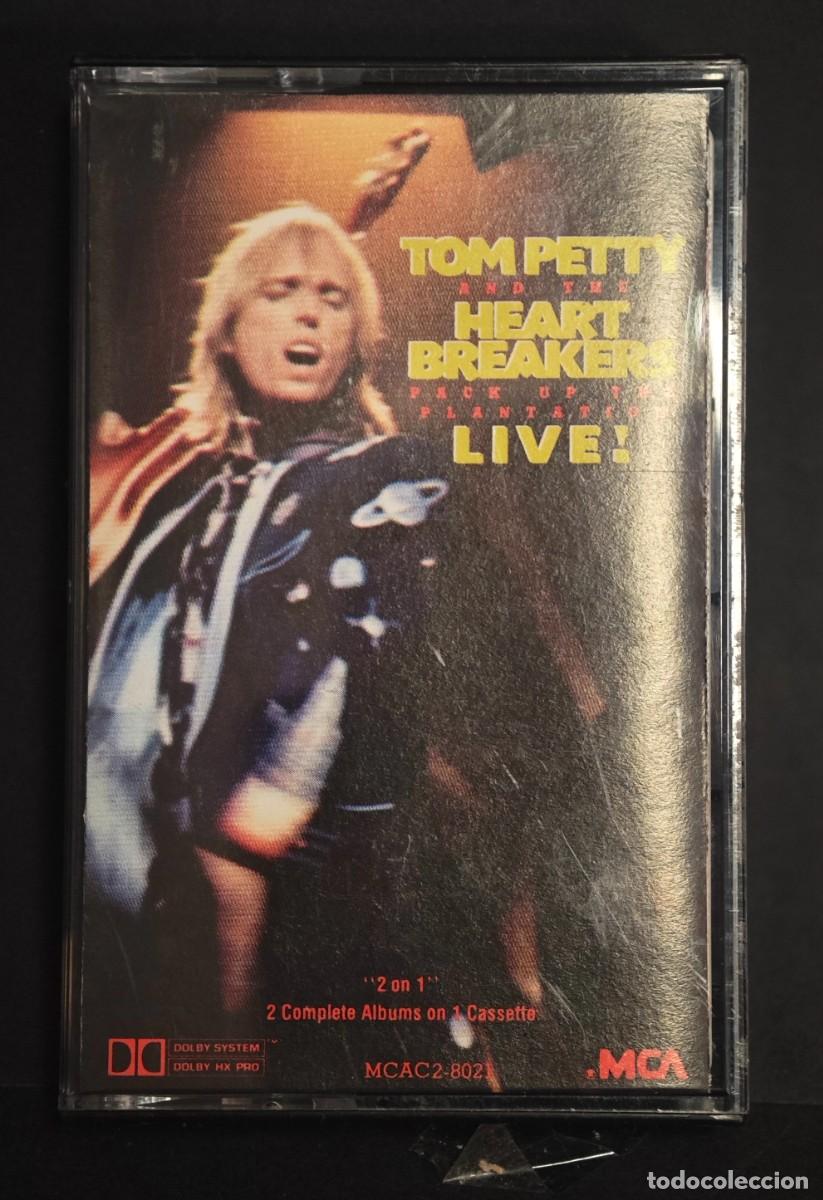 Casetes antiguos: Tom Petty & The Heartbreakers &ndash; LIVE Cassette | Made in USA | CRC Club Edition | MCA 2-in-1