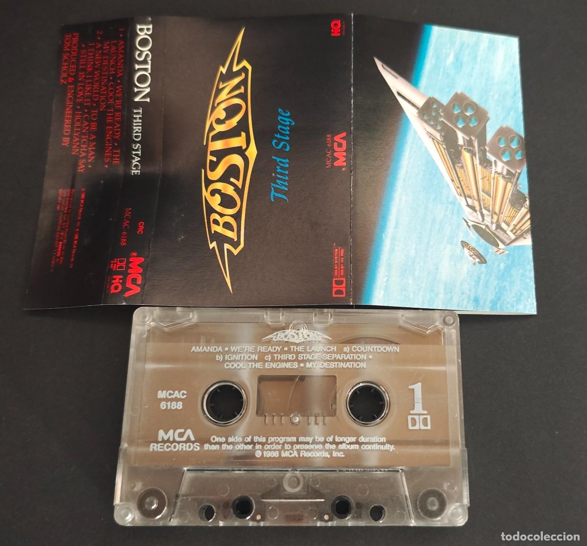 Casetes antiguos: Boston &ndash; Third Stage Cassette ORIGINAL Made in USA | MCA Records | Rock 80s | Vintage Tape