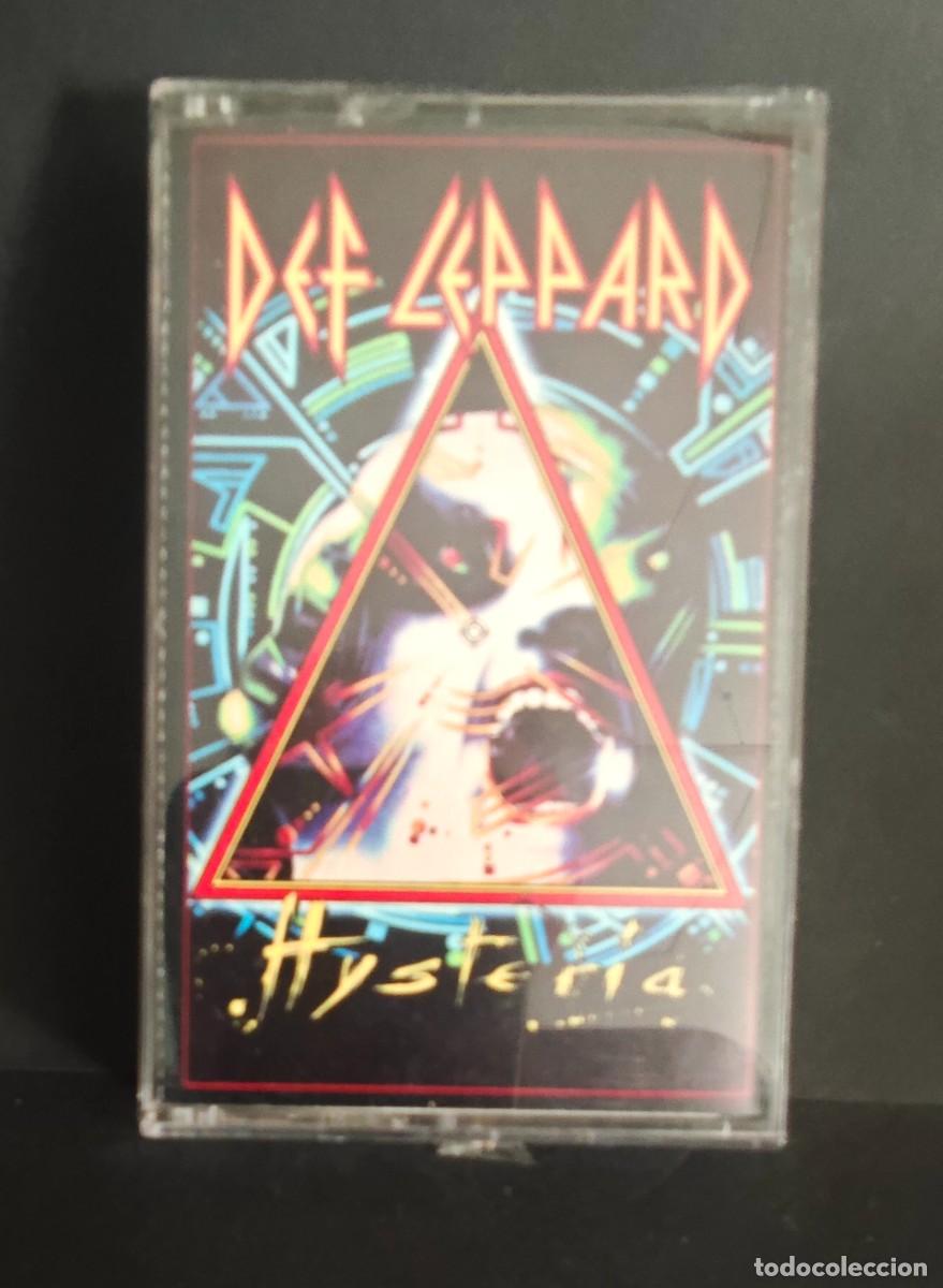Casetes antiguos: Def Leppard &ndash; Hysteria Cassette ORIGINAL Made in USA | Mercury Records | Hard Rock 80s | Vintage Tap