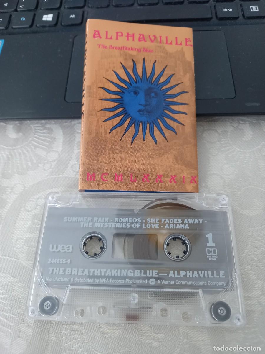 Casetes antiguos: RAR CASSETTE. ALPHAVILLE. THE BREATHAKING BLUE. MADE IN???. DIFFERENT COVER