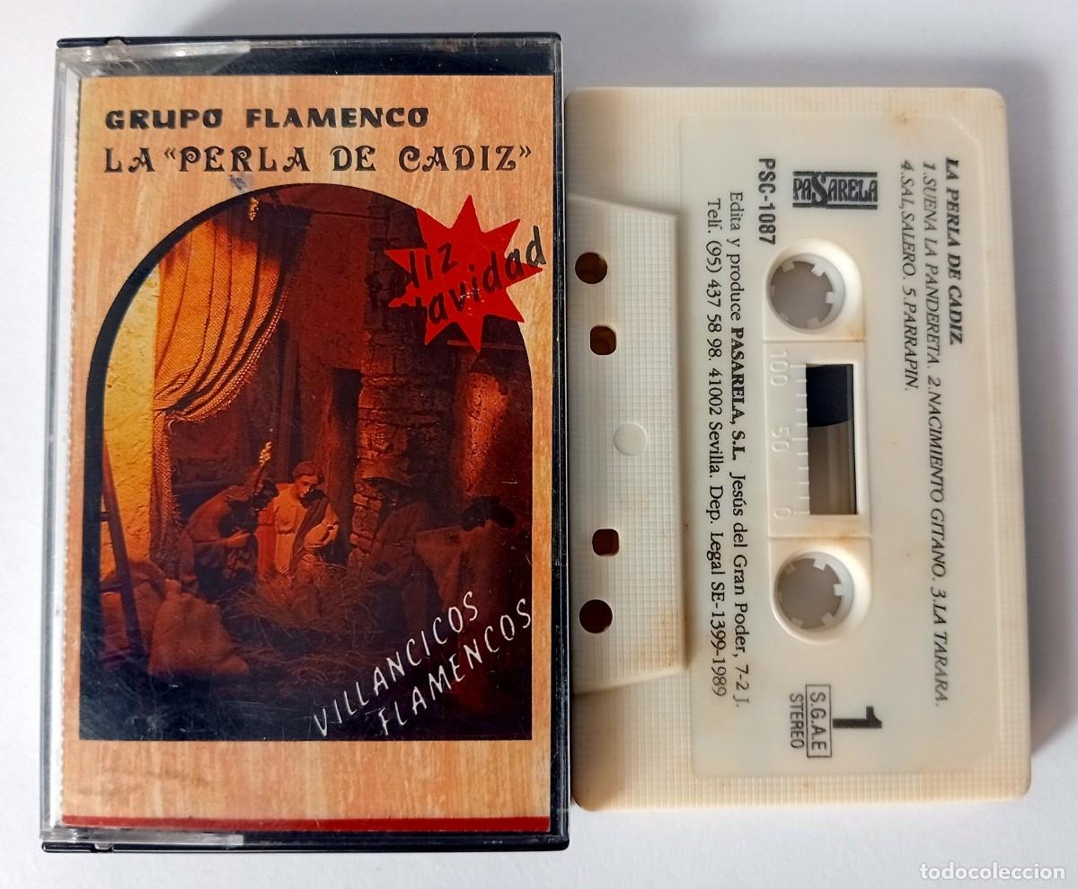 Casetes antiguos: CASSETTE VILLANCICOS GRUPO FLAMENCO LA PERLA DE CADIZ