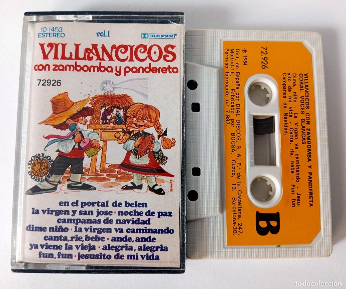 Casetes antiguos: CASSETTE VILLANCICOS ZAMBOMBA Y PANDERETA