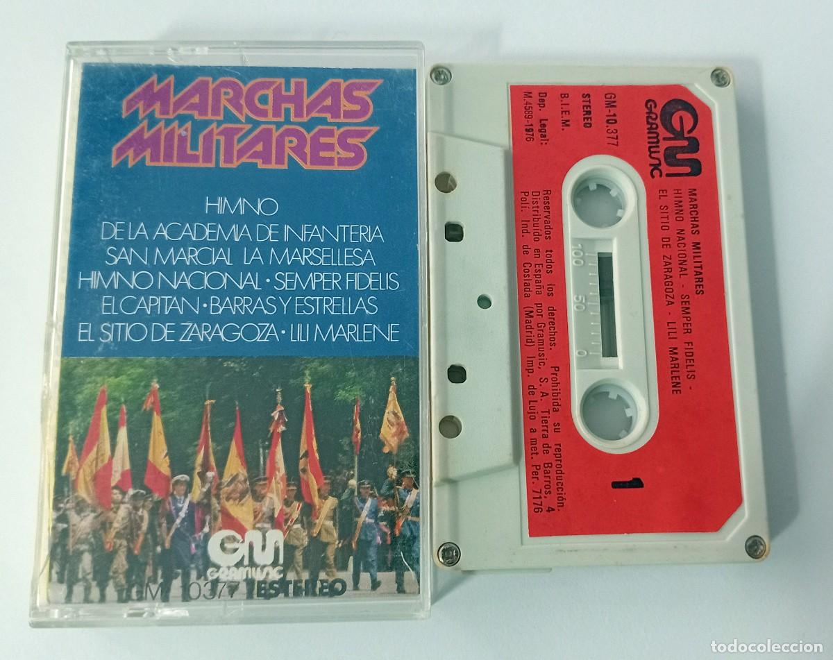 Casetes antiguos: CASSETTES MARCHAS MILITARES - Foto 1