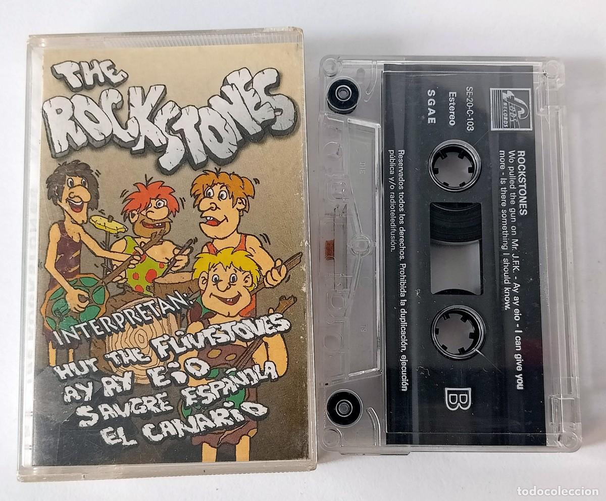 Casetes antiguos: CASSETTE THE ROCKSTONES - HUT THE FLINTSTONES (LOS PICAPIEDRAS)
