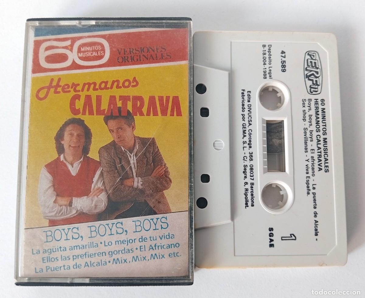 Casetes antiguos: CASSETTE CHISTES HERMANOS CALATRAVA - 60 MINUTOS MUSICALES