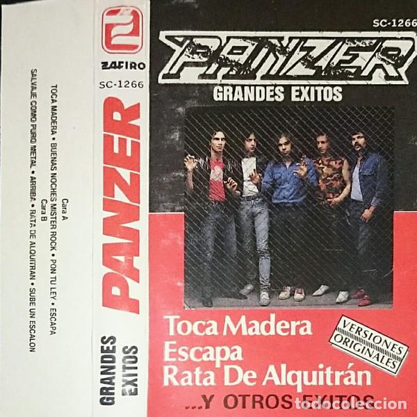 Casetes antiguos: Panzer &rdquo;Grandes &Eacute;xitos&rdquo; cassette 1987
