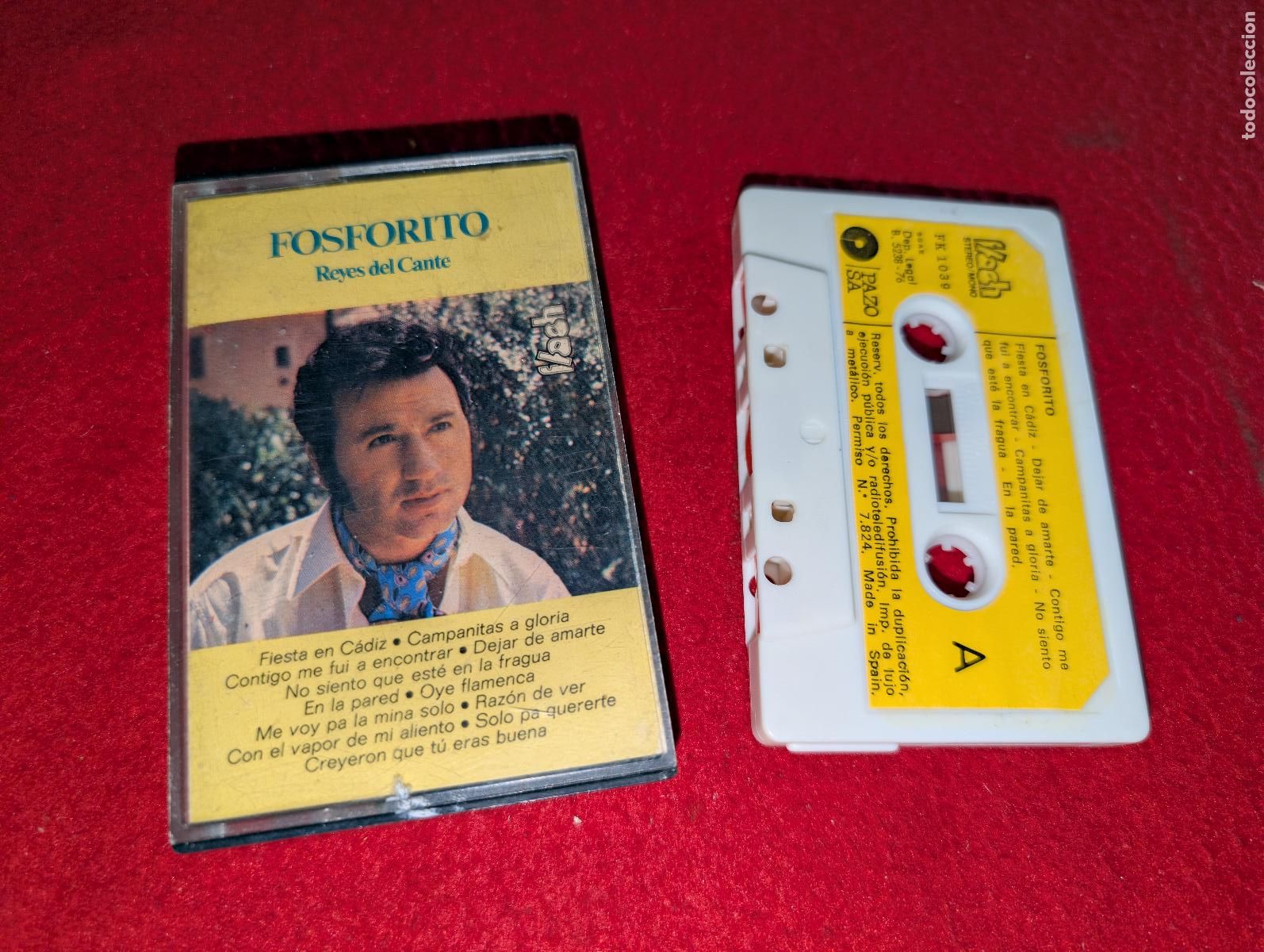 Casetes antiguos: FOSFORITO Reyes del cante K7 CASSETTE 1976 Flash