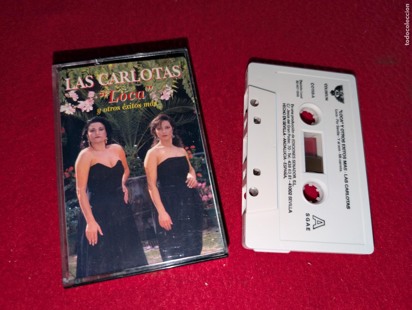 Casetes antiguos: LAS CARLOTAS Loca y otros exitos mas K7 CASSETTE 1996 Coliseum
