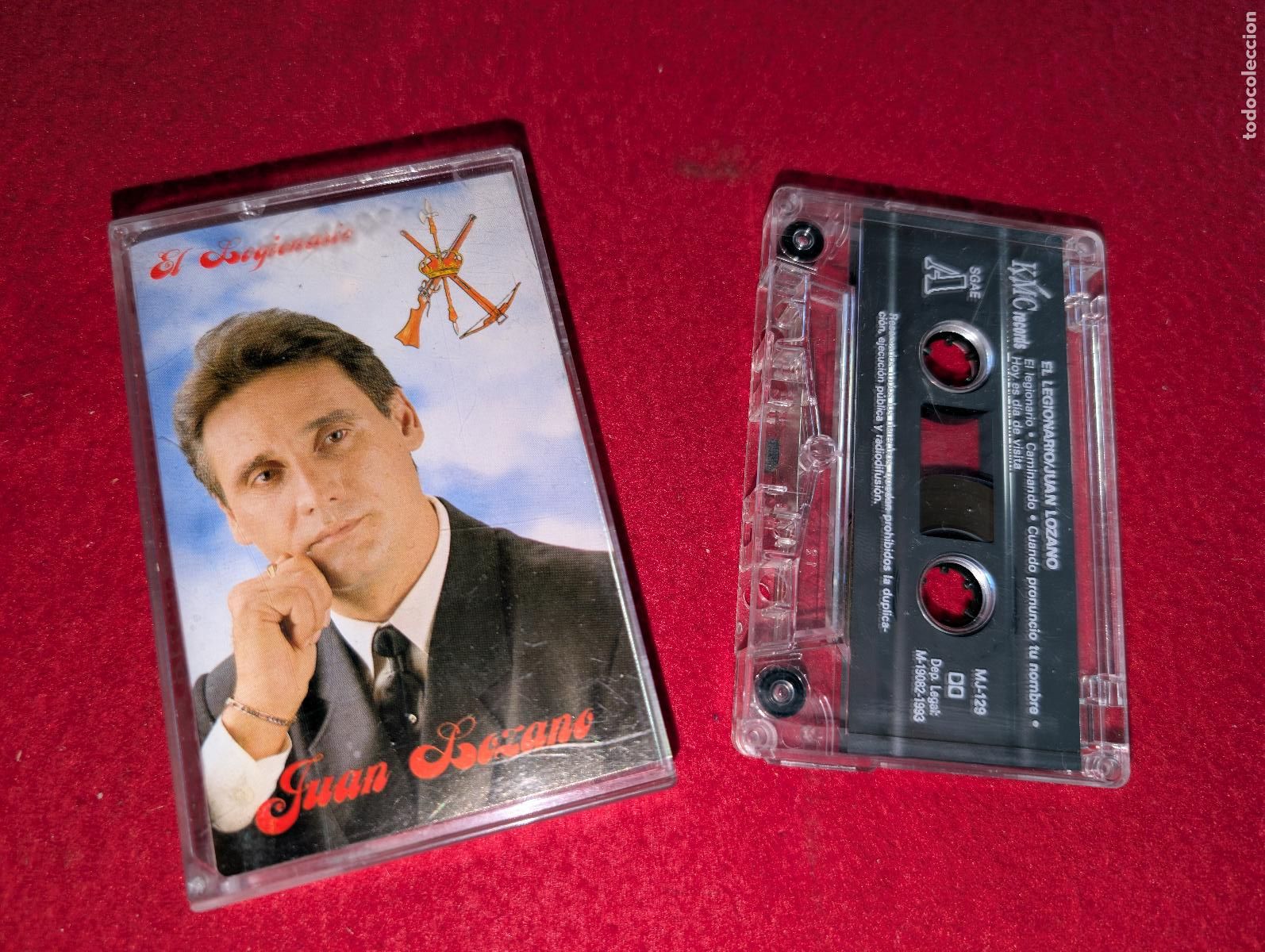 Casetes antiguos: JUAN LOZANO El legionario K7 CASSETTE 1993 KMC