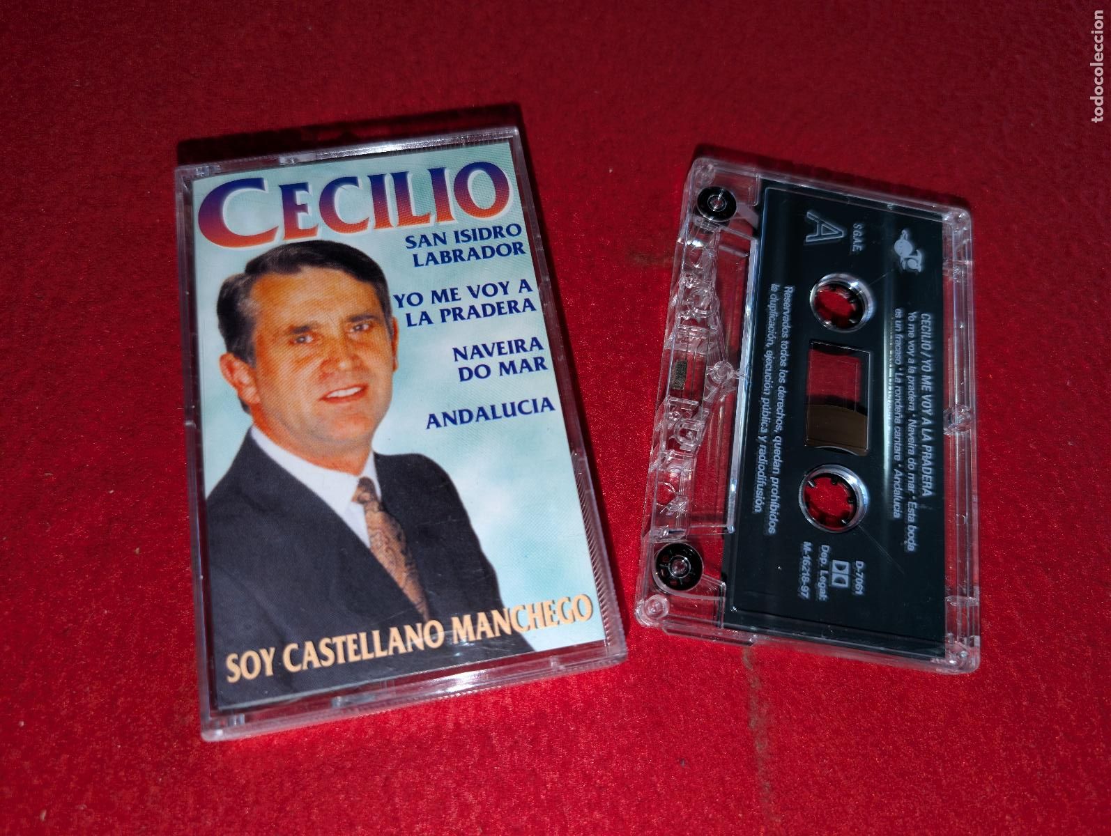 Casetes antiguos: CECILIO Soy castellano manchego K7 CASSETTE 1997 JJ