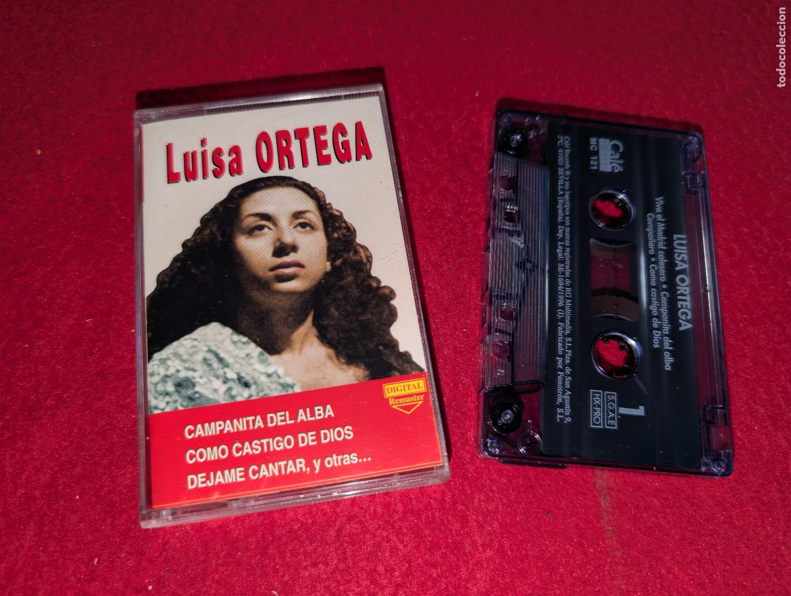 Casetes antiguos: LUISA ORTEGA Luisa Ortega K7 CASSETTE 1996 Cale