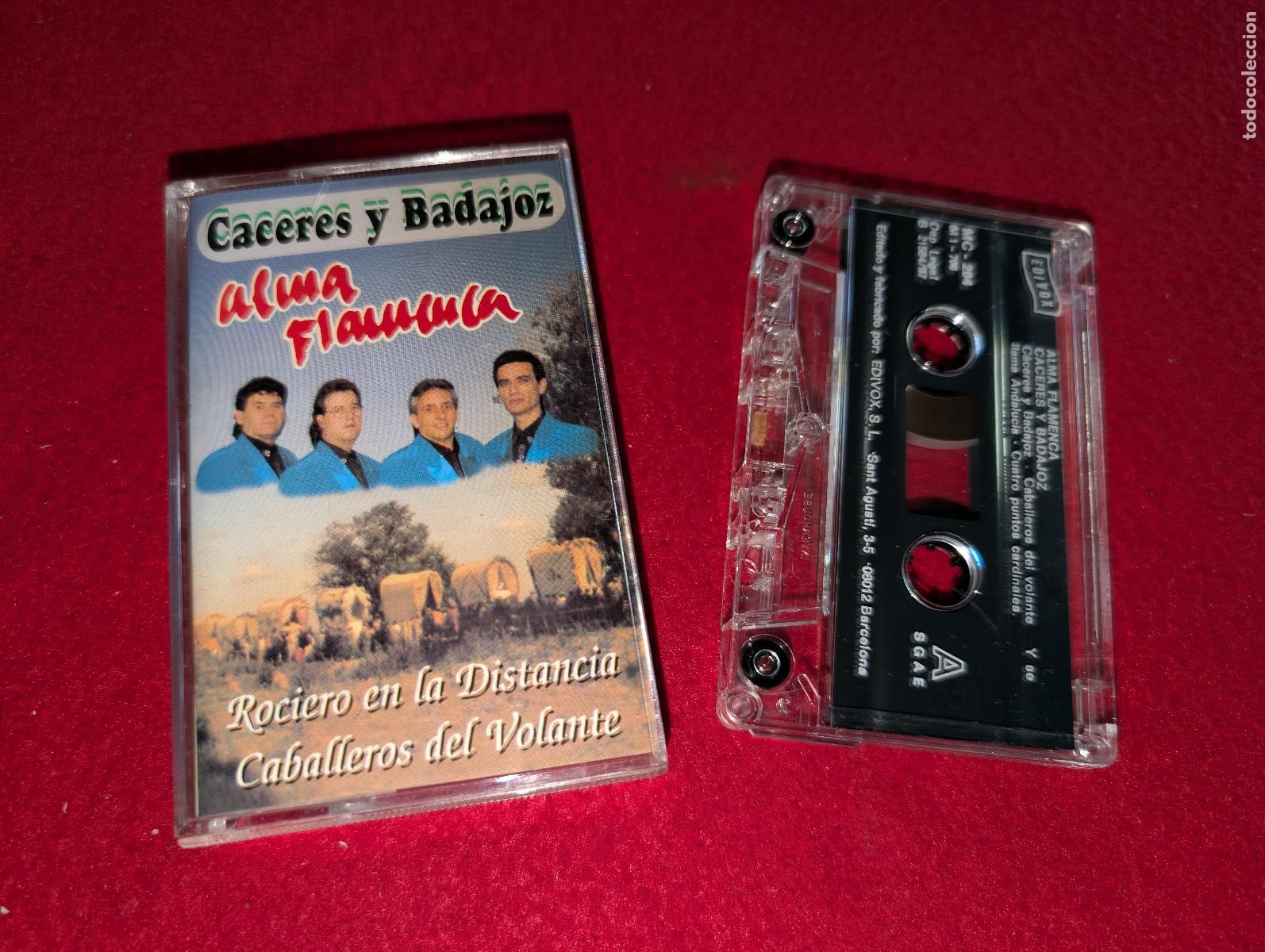 Casetes antiguos: ALMA FLAMENCA Caceres y Badajoz K7 CASSETTE 1997 Edivox