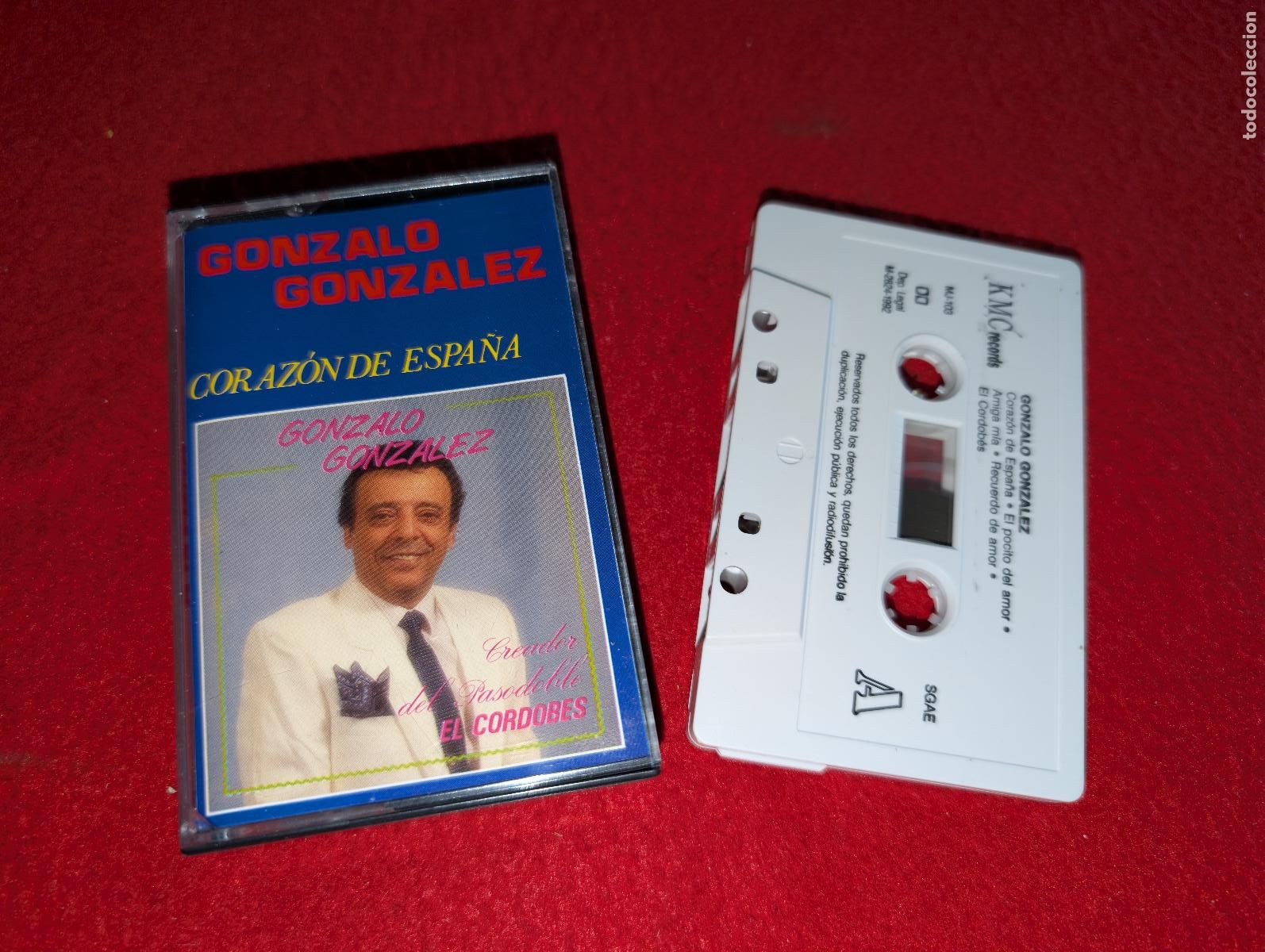 Cassettes Anciennes: GONZALO GONZALEZ Corazon de Espa&ntilde;a K7 CASSETTE 1992 KMC