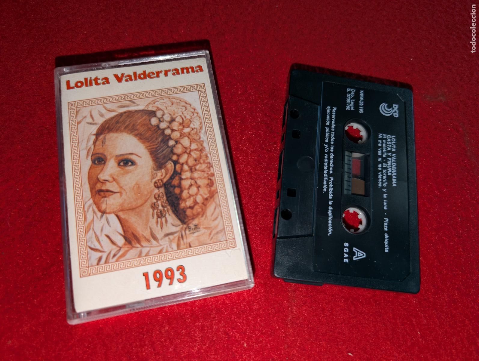 Cassettes Anciennes: LOLITA VALDERRAMA 1993 K7 CASSETTE 1992 DCD