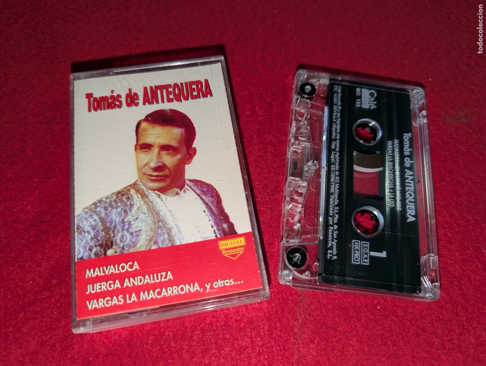 Cassettes Anciennes: TOMAS DE ANTEQUERA Tomas de Antequera K7 CASSETTE 1996 Cale