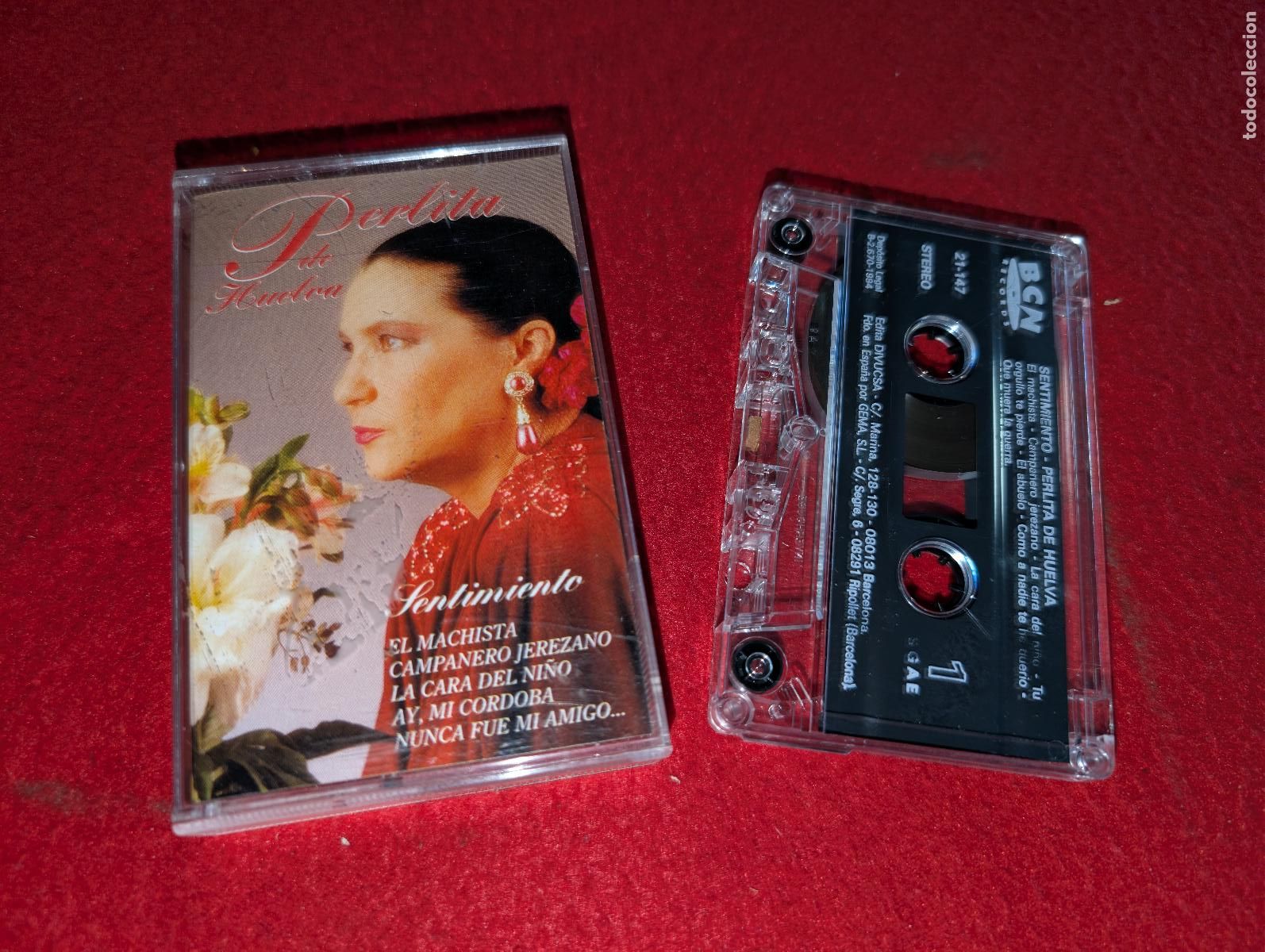 Cassettes Anciennes: PERLITA DE HUELVA Sentimiento K7 CASSETTE 1994 BCN
