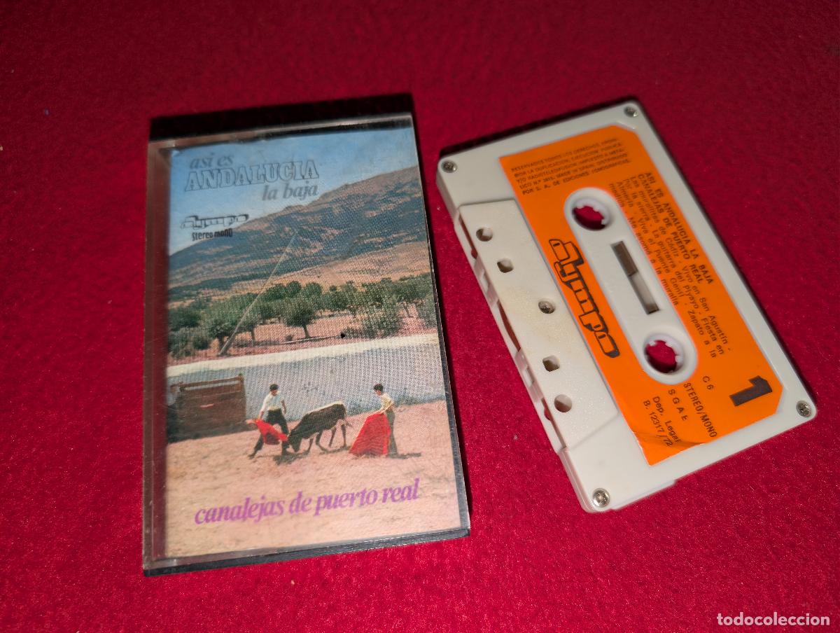 Cassettes Anciennes: ASI ES ANDALUCIA LA BAJA Canalejas de Puerto Real Guitarra VICENTE GRANAINO K7 CASSETTE 1972 Olympo