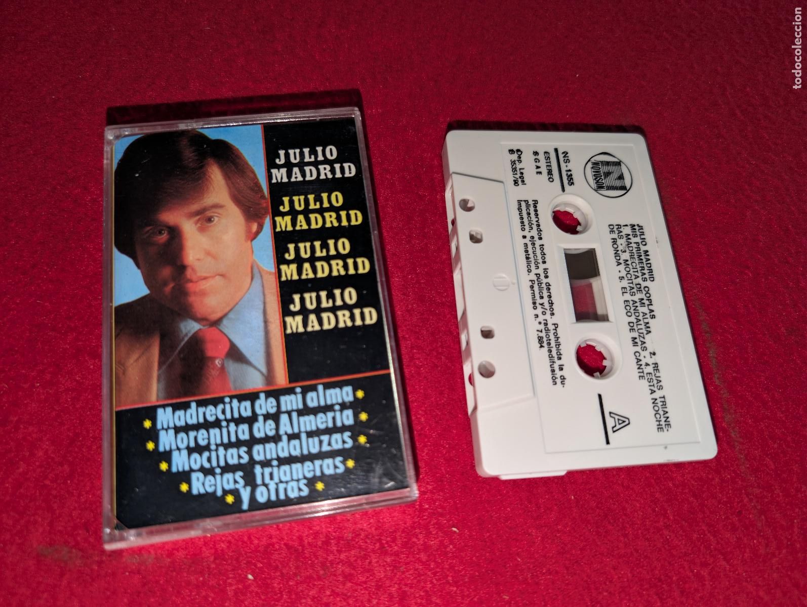 Casetes antiguos: JULIO MADRID Mis primeras coplas K7 CASSETTE 1990 Novoson