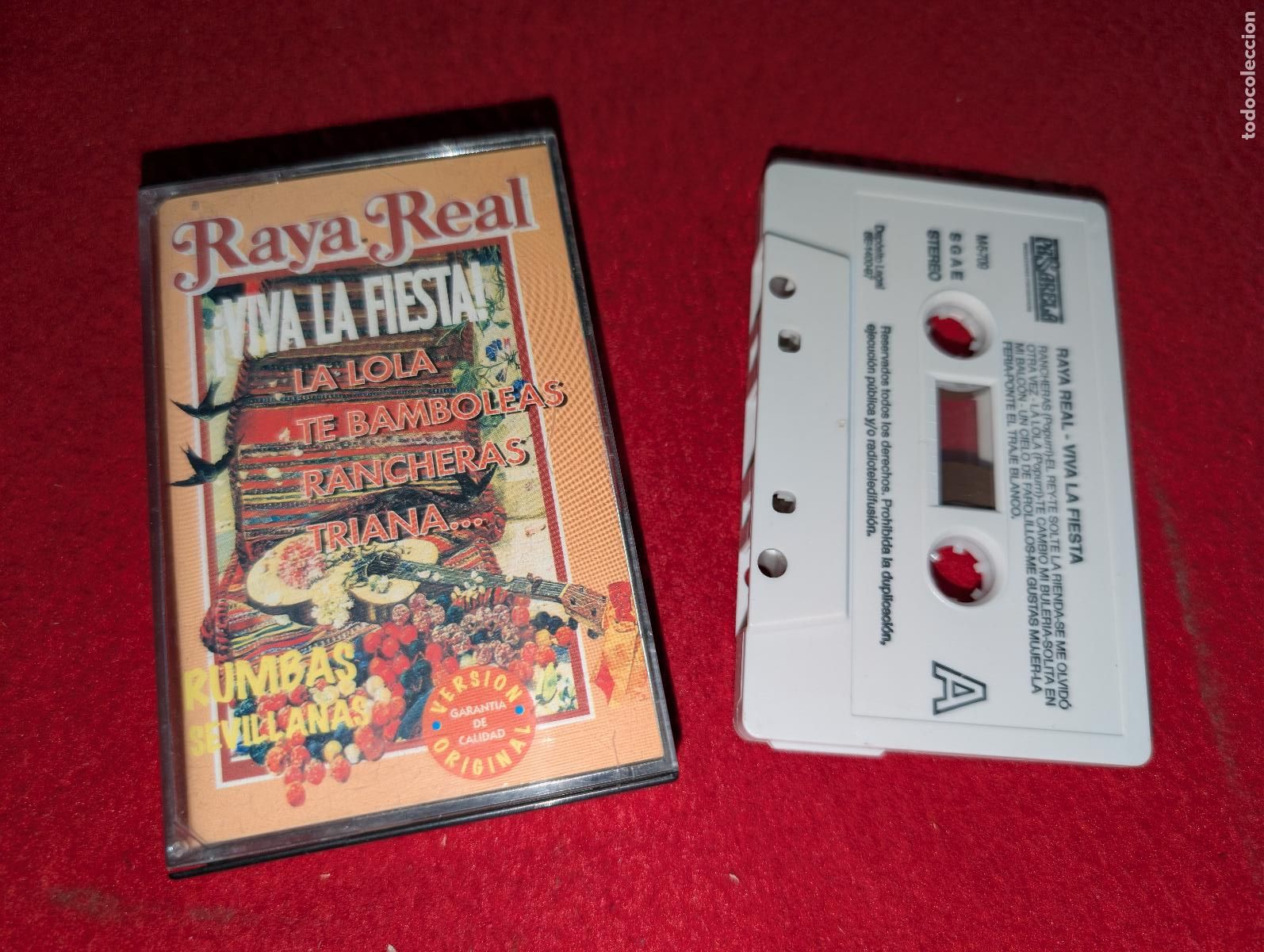 Casetes antiguos: RAYA REAL Viva la fiesta K7 CASSETTE 1997 Pasarela