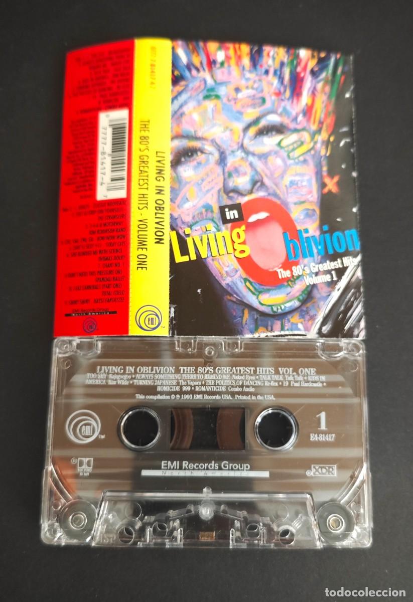 Casetes antiguos: Cassette Living in Oblivion The 80&rsquo;s Greatest Hits Vol. 1 Made in USA