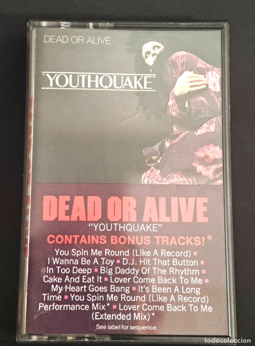 Casetes antiguos: Cassette Dead Or Alive &ndash; Youthquake MADE IN USA original 1985