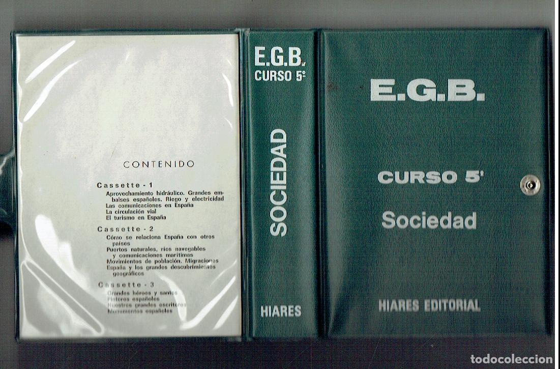 Casetes antiguos: CASSETTE. E. G. B. CURSO 5&ordm;. SOCIEDAD. HIARES EDITORIAL. (&Ntilde;/DVD.F)