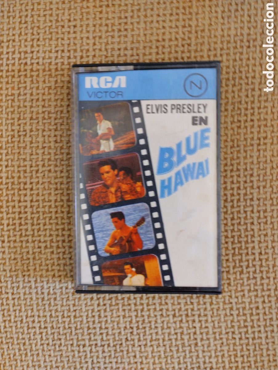 Casetes antiguos: Cinta de casete antigua Elvis Presley Blue Hawai