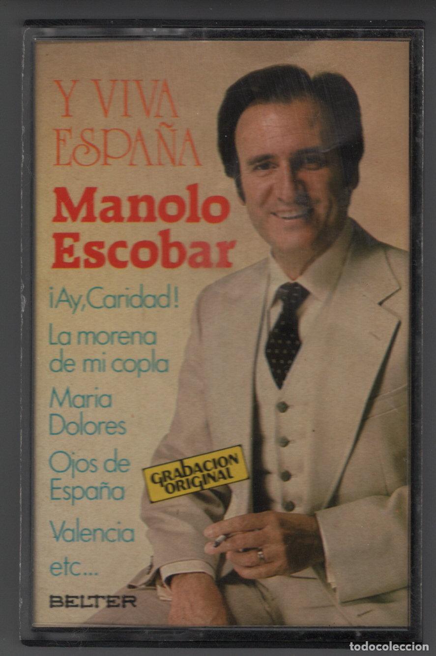 Casetes antiguos: MANOLO ESCOBAR - Y VIVA ESPA&Ntilde;A - CASETE 1981
