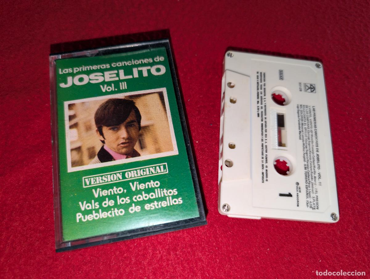 Casetes antiguos: JOSELITO Las primeras canciones de Vol.III K7 CASSETTE 1979 Indalo
