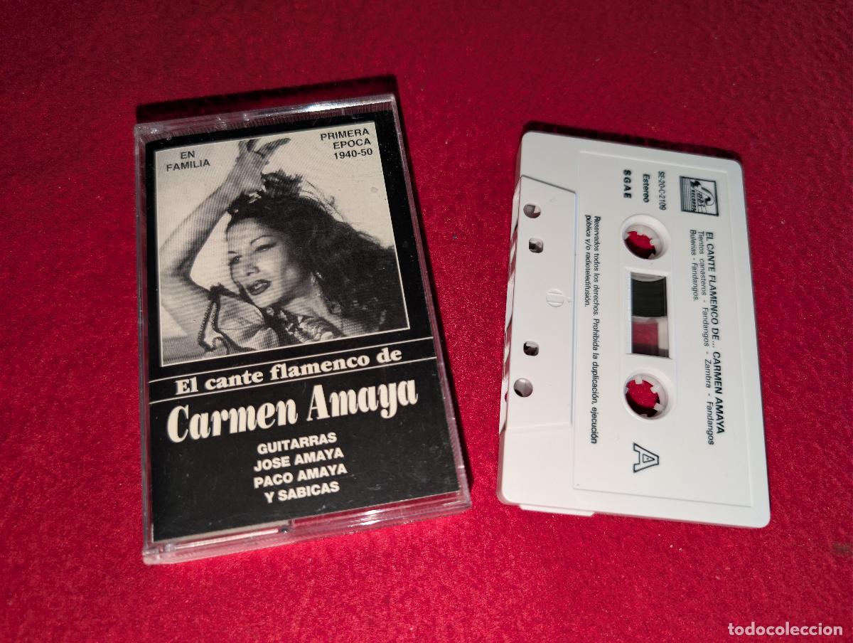 Casetes antiguos: CARMEN AMAYA El cante flamenco de K7 CASSETTE 1993 FODS