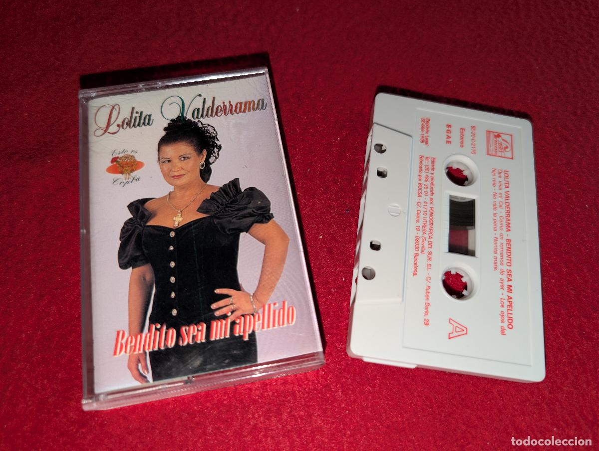 Casetes antiguos: LOLITA VALDERRAMA Bendito sea mi apellido K7 CASSETTE 1995 Fods