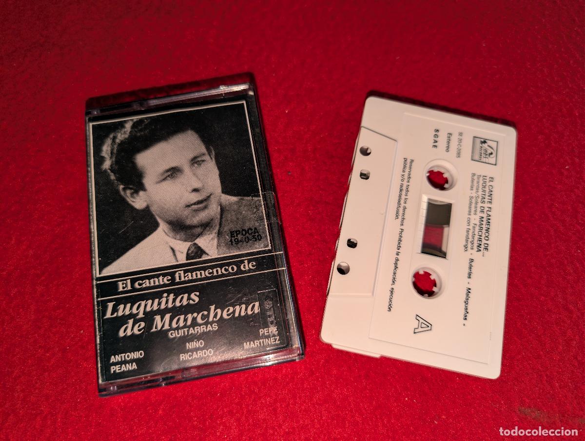 Casetes antiguos: LUQUITAS DE MARCHENA & Peana+Ricardo+Martinez El cante flamenco de K7 CASSETTE 1992 FODS